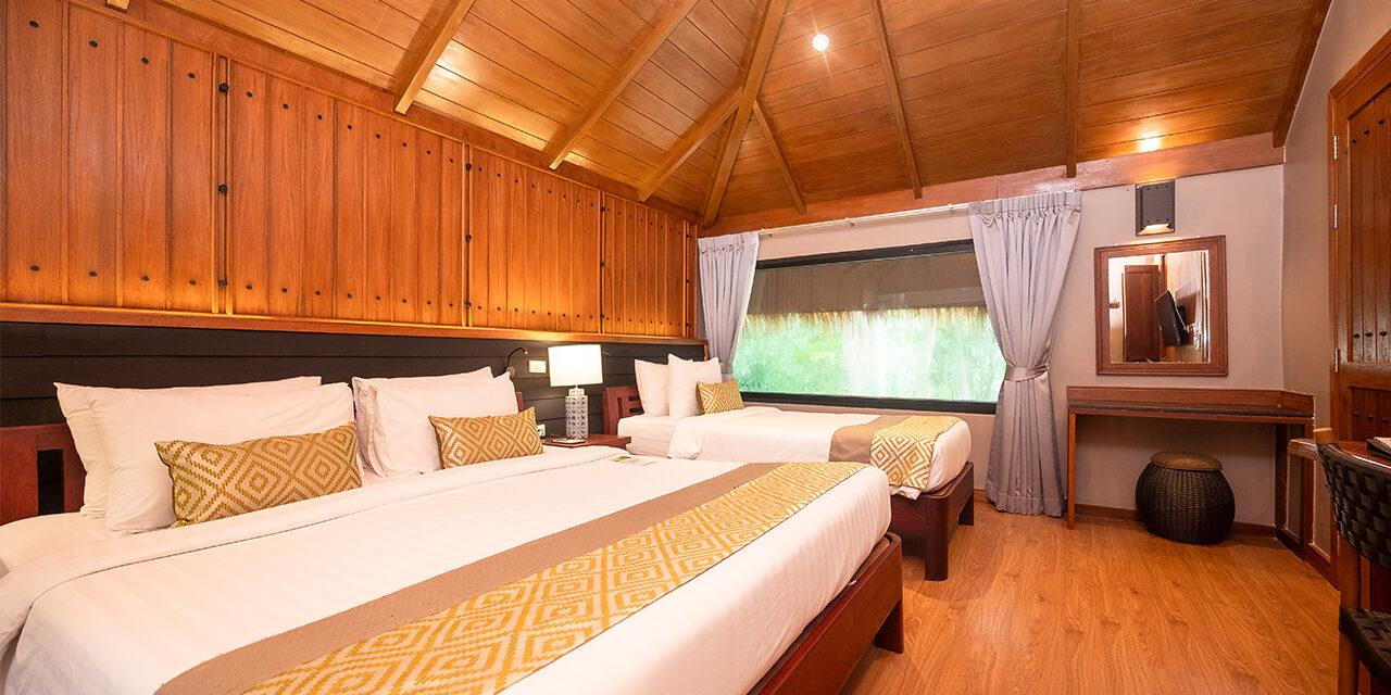 River kwai resotel Deluxe Family Quad โรงแรม รีสอร์ท แม่น้ำแคว ห้องครอบครัว 6