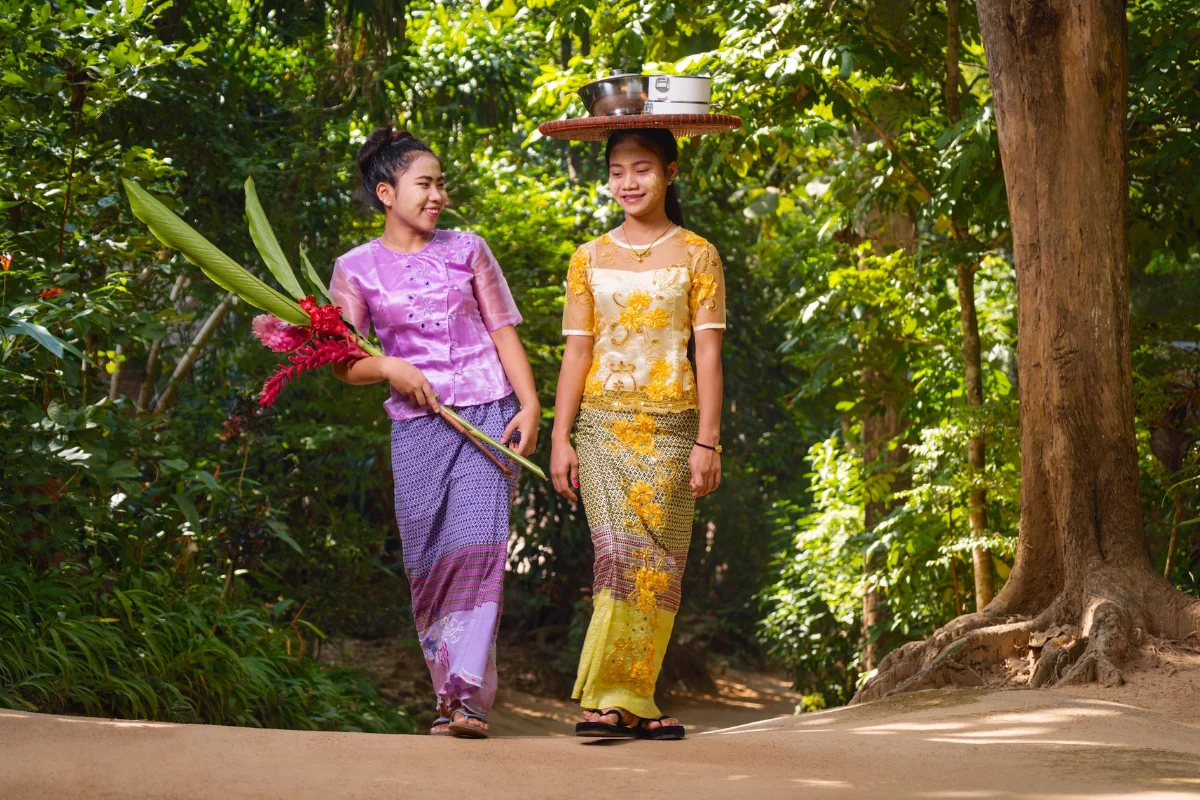 เปิดโลกวัฒนธรรมที่หมู่บ้านชาวมอญ 1