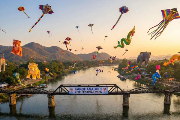 Colors of the Wind: Experience the "Kanchanaburi Kite Festival 2026" & Relax at River Kwai Resotel 2